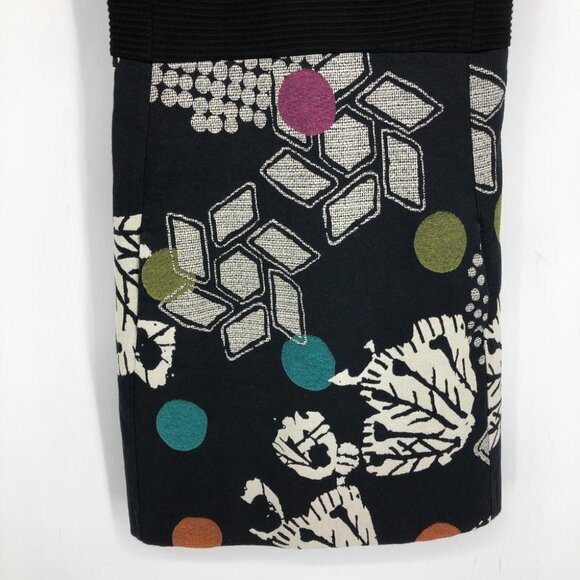 Desigual by C. Lacroix “Sheila” Black Multicolor Sleeveless Sheath Midi Dress ~M - Picture 7 of 16